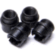 Nighthawk Custom Grip Screw Bushings, Carbon, Fully Machined, Thin, Pack of 4, SP0163