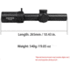 NightStar 1-8x24mm LPVO 30mm Tube Riflescope, Second Focal Plane, Illuminated Reticle, Black, NS11150R