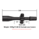 NightStar 6-24x50mm 34mm Tube Rifle Scope, Fist Focal Plane, MRAD Reticle, Black, NS11218
