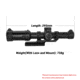 NightStar 1-10x24mm LPVO 30mm Tube Riflescope, First Focal Plane Scope w/Bipod Combo