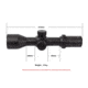 NightStar 3-12x42mm 30mm Tube Riflescope, First Focal Plane, Illuminated Mil-Dot, Black, NS11214