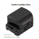 NightStar PT17G Reflex Red Dot Sight, 1x17mm, 0.86x0.67in, Black, PT17G