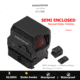 NightStar PT17MR Reflex Red Dot Sight, 1x17mm, 0.86x0.67in, 3 MOA Dot, Circle Dot, Circle, Black, PT17MR