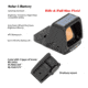 NightStar PR24S Solar Reflex Red Dot Sight, 1x0.79x0.94mm, 3 MOA Dot, Black, NS15245