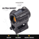 NightStar PT23MS Ultra Short Solar Reflex Red Dot Sight, 1x23mm, 3 MOA, Black, PT23MS