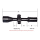 NightStar SFIRF 2.5-15x50mm Rifle Scope, 30mm Tube, First Focal Plane, Black, Illuminated Mil-Dot Reticle, MOA, NS112015