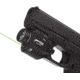 Nightstick Compact Tactical Weapon-Mounted LED Light w/Green Laser, 550 Lumens, Black, TCM-550XL-GL