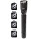 Nightstick Duty Size Multi Function Metal LED Flashlight,Rechargeable,AC/DC Adapter,650 Lumens, Black NSR-9614XL