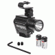 Nightstick Helmet Mounted Multi-Function LED Dual-Light Flashlight,220 Lumens,Black NSP-4650B