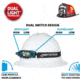 Nightstick Low-Profile Dual-Light Headlamp, Black NSP-4616B