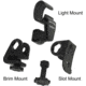 Nightstick Multi-Angle Helmet Mount for Accessory Slot or Brim, NS-HMC6