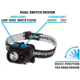 Nightstick Multi-Function 3AAA Headlamp,Non Rechargeable,150 Lumens, Black NSP-4610B