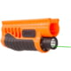 Nightstick Shotgun Forend LED Light For Remington 870/Tac-14 w/ Green Laser, Less-Lethal Orange, SFL-14GL