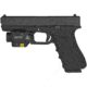 Nightstick TCM-10-GL 650 Lumens Compact LED Weapon-Mounted Light w/Green Laser, CR123, White Light, Ambidextrous, Black, TCM-10-GL