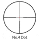 Nikko Stirling Diamond 3-9x42mm Rifle Scope, 30mm Tube, Illuminated German #4 Dot Reticle, Black, ndsi3942