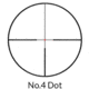 Nikko Stirling Metor 4-16x50mm Rifle Scope, 30mm Tube, Glass Reticle, 4 Dot, Black, nsmeg41650