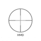 Nikko Stirling Mount Master AO 4x40mm 1inch Tube Rifle Scope, HMD Reticle, Matte Black, NMM440AO