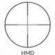 Nikko Stirling Mountmaster 4x40 AO Rifle Scope, 1in Tube, HMD Reticle, 1/4 MOA, Black, nmm440aon