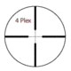 Nikko Stirling Mountmaster Rifle Scope, 3-9x40mm, 1 inch Tube, 4-Plex Reticle, Clam Pack, Black, NMC3940WC