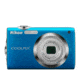 Nikon Coolpix Digital Camera S3000, Blue, 12 Mp