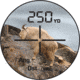 Nikon RifleHunter 550 Laser Range Finders Reticle w/ animal