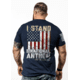 Nine Line I Stand Graphic T-Shirts - Mens, MidnightNavy, Small STANDV2-TS-MIDNIGHTNAVY-S