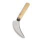 Nisaku MINI CUT KAMA Stainless Steel Saw Tooth Sickle, 8-Inch Blade, Silver, Small NJP1040