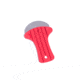 Nisaku Stainless Steel Fluorine Coated Flexible Scraper Pro Knife, 3.25-Inch Blade, Red, Silver, Small NJP2151