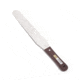 Nisaku Stainless Steel Wooden Handle Spatula, 10-Inch Blade, Silver, Small NJP440