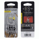 Nite Ize BigFoot Locker KeyRack, Stainless KLKBF-11-R6
