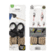 Nite Ize CamJam Cord Tightener - 2 Pack with 8 ft. Rope, Black, Small, NCJ-25-2R3