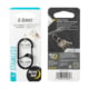 Nite Ize G-Series Dual Chamber Carabiner, Black, #2, GS2-01-R6