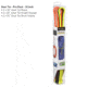 Nite Ize Gear Tie ProPack Rubber Twist Tie,32in,Pack of 6,Assorted GTPP32-A1-R8