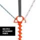 Nite Ize Orange Screw Small Ultimate Ground Anchor - 4 Pack