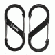 Nite Ize S-Biner Dual Carabiner Aluminum Gift w/Purchase Promo,Black, Nite Ize S-Biner-PROMO