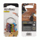Nite Ize S-Biner KeyRing, Stainless, KRG2-11-R3
