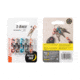 Nite Ize S-Biner MicroLock Aluminum, Assorted, Micro, LSBMA-A2-5R7