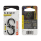 Nite Ize S-Biner SlideLock Aluminum Carabiner, Charcoal, 2in, LSBA2-09-R6