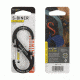 Nite Ize S-Biner SlideLock Aluminum Carabiner, Charcoal, 4in, LSBA4-09-R6
