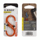 Nite Ize S-Biner SlideLock Aluminum Carabiner, Orange, 3in, LSBA3-19-R6
