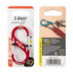 Nite Ize S-Biner SlideLock Aluminum, Red, #3, LSBA3-10-R6
