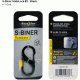 Nite Ize S-Biner SlideLock Size 2, Black LSB2-01-R3