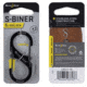 Nite Ize S-Biner SlideLock Steel - #3, Black LSB3-01-R6