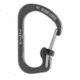 Nite Ize SlideLock Carabiner Aluminum No2, Smoke, CSLA2-09-R6