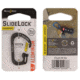 Nite Ize SlideLock Carabiner Aluminum No2, Smoke, CSLA2-09-R6