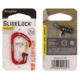 Nite Ize SlideLock Carabiner Aluminum No2, Red, CSLA2-10-R6
