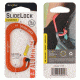 Nite Ize SlideLock Carabiner Aluminum No4, Orange, CSLA4-19-R6