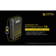 Nitecore F4 Four-Slot Flexible Power Bank and Battery Charger for Lithium-ion 18650, Black, 6952506492954