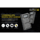 Nitecore FX2 PRO Dual Slot USB Digital Charger for Fujifilm NP-T125 Camera Batteries, Black, 6952506492893