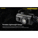 Nitecore HA23 250 Lumen Ultra Lightweight Headlamp, Use 2xAA, Black, 6952506405091